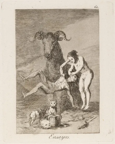 Ensayos. (Trials.) av Francisco de Goya