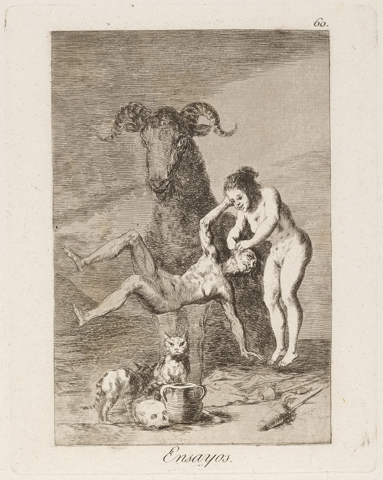 Ensayos. (Trials.) av Francisco de Goya