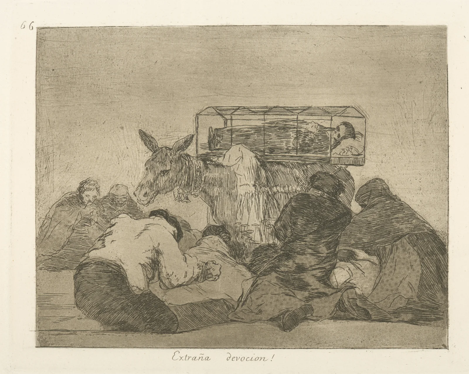 Extraña devocion! av Francisco de Goya