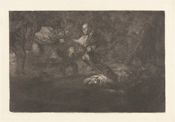 God Creates Them and They Join up Together (Dios los Cria y Ellos Se Juntan) av Francisco de Goya