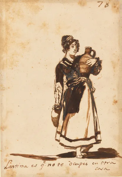 It’s a Pity You Don’t Have Something Else to Do! av Francisco de Goya