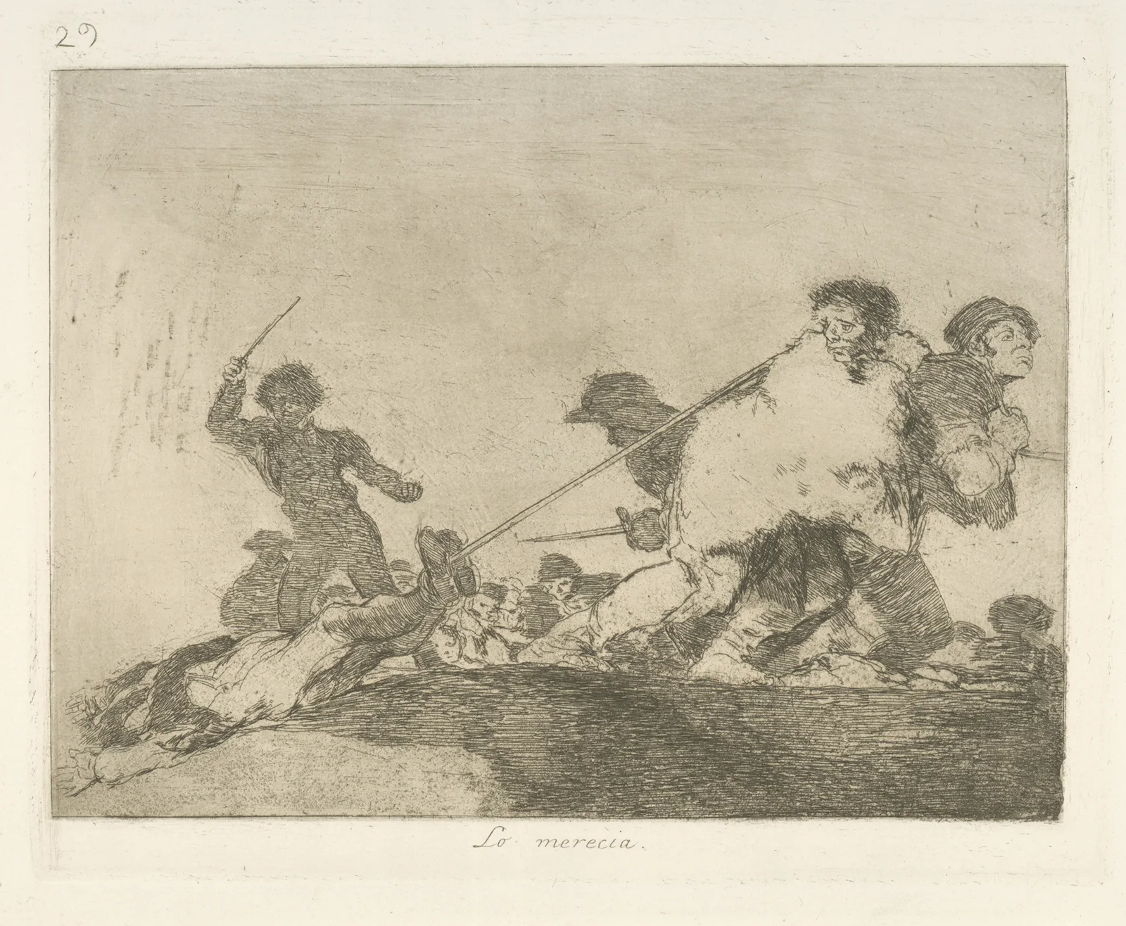 Lo merecia av Francisco de Goya