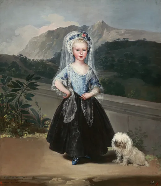 María Teresa de Borbón y Vallabriga,later Condesa de Chinchón av Francisco de Goya