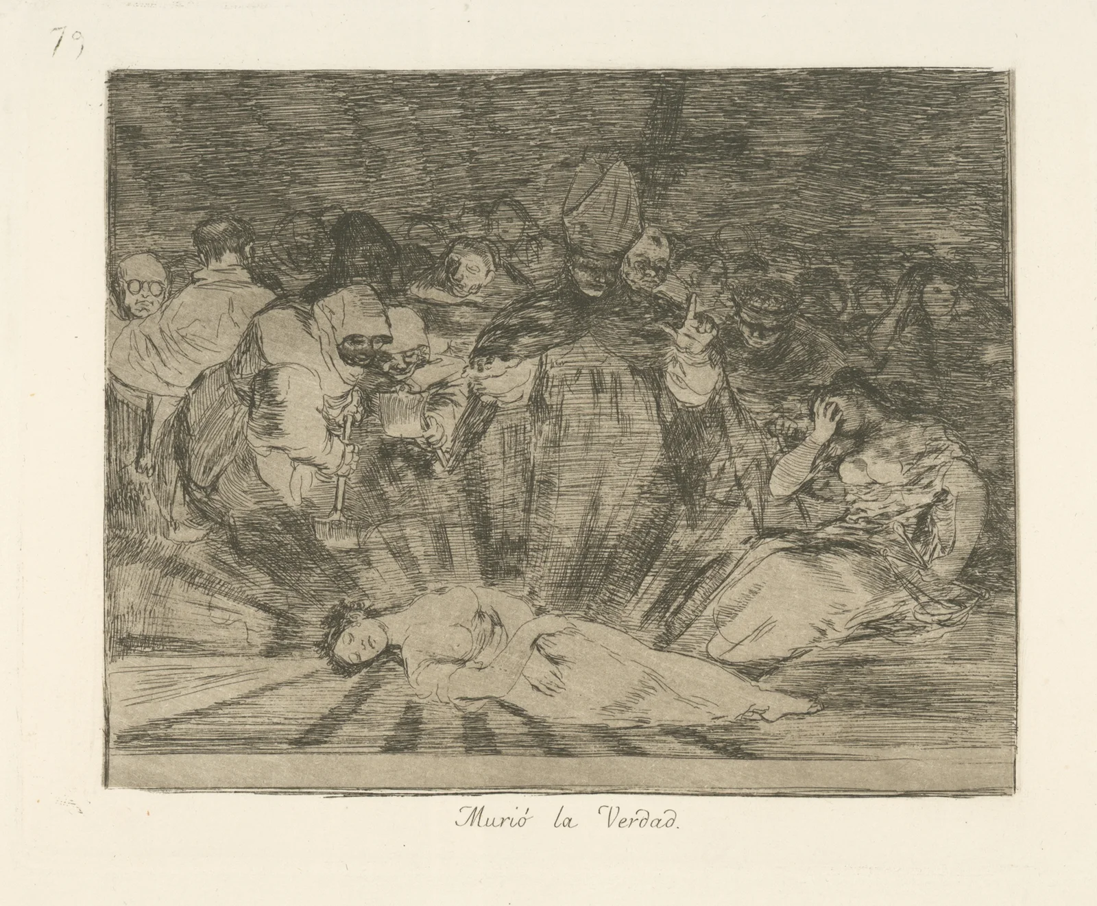 Murió la Verdad av Francisco de Goya