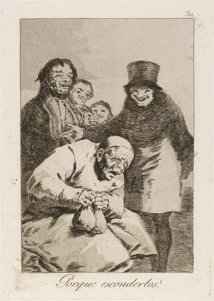 Porque esconderlos (Why hide them) av Francisco de Goya
