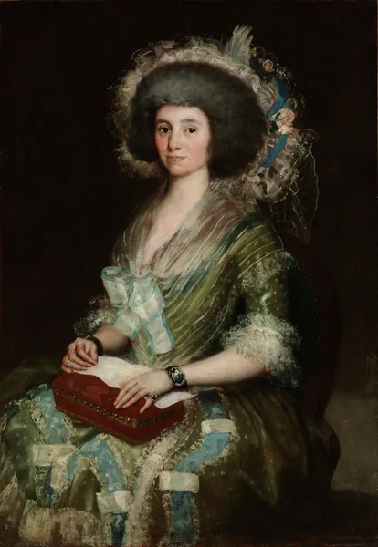 Portrait of Senora Ceán Bermudez av Francisco de Goya