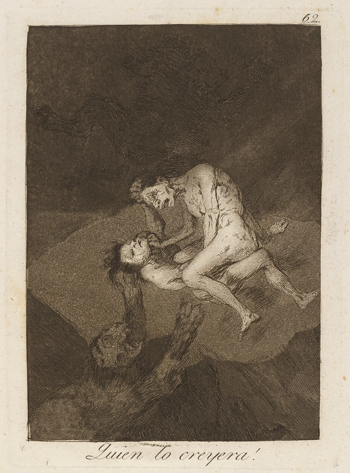 Quien lo creyera! (Who would have thought it!) av Francisco de Goya