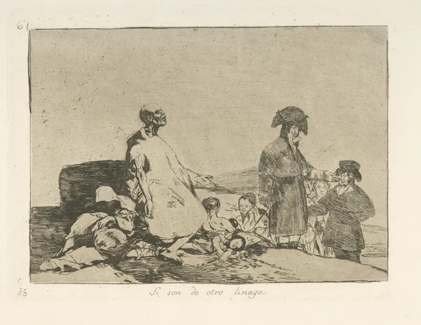 Si son de otro linage av Francisco de Goya