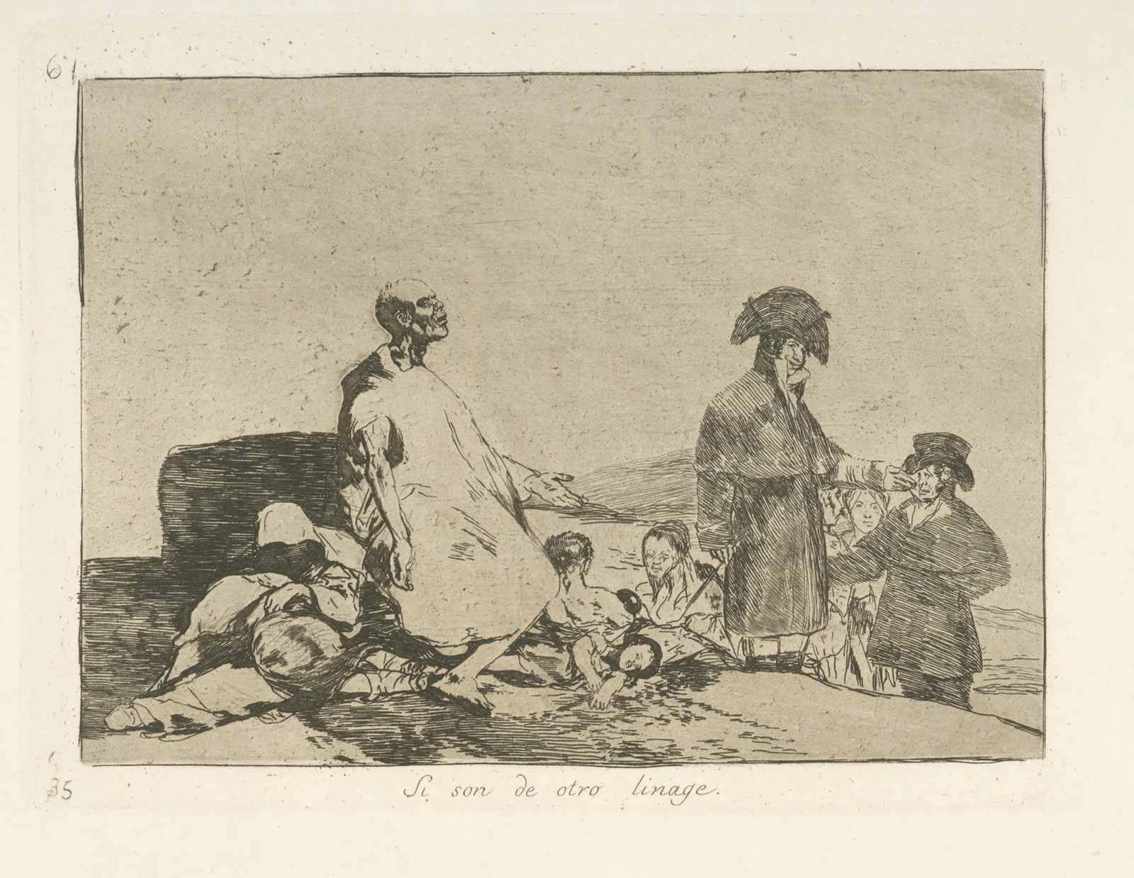 Si son de otro linage av Francisco de Goya