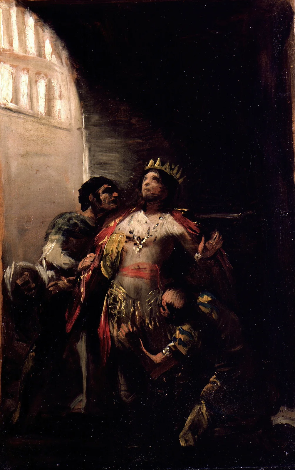 St Hermenegild in Prision av Francisco de Goya