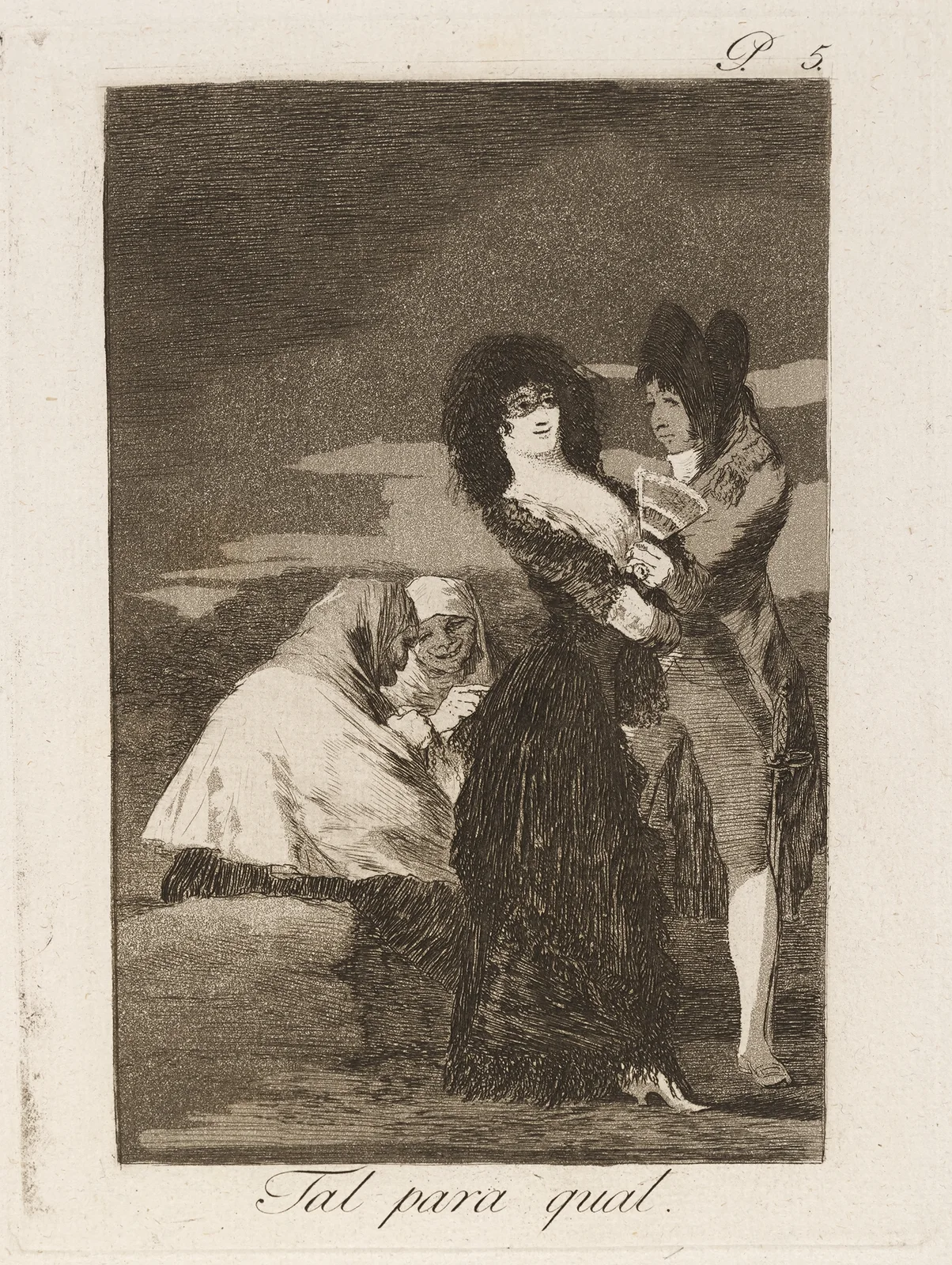 Tal para qual. (Two of a kind.) av Francisco de Goya