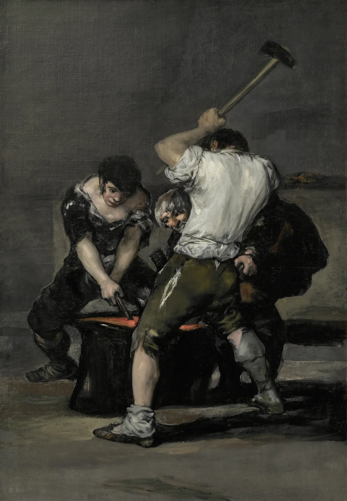The Forge av Francisco de Goya