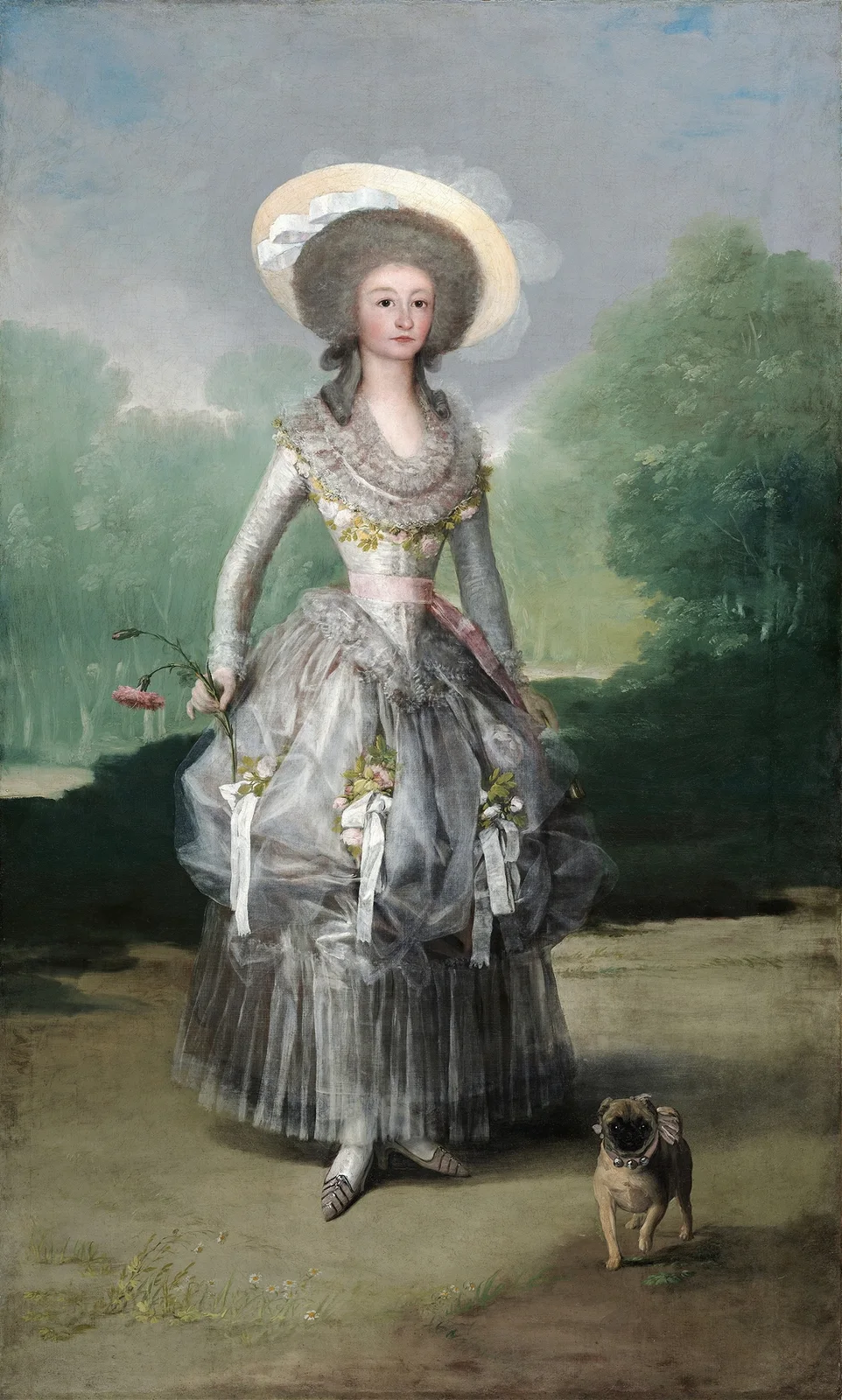 The Marquesa de Pontejos av Francisco de Goya