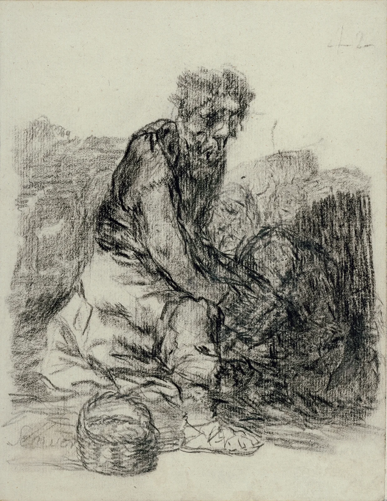 They are Dying av Francisco de Goya