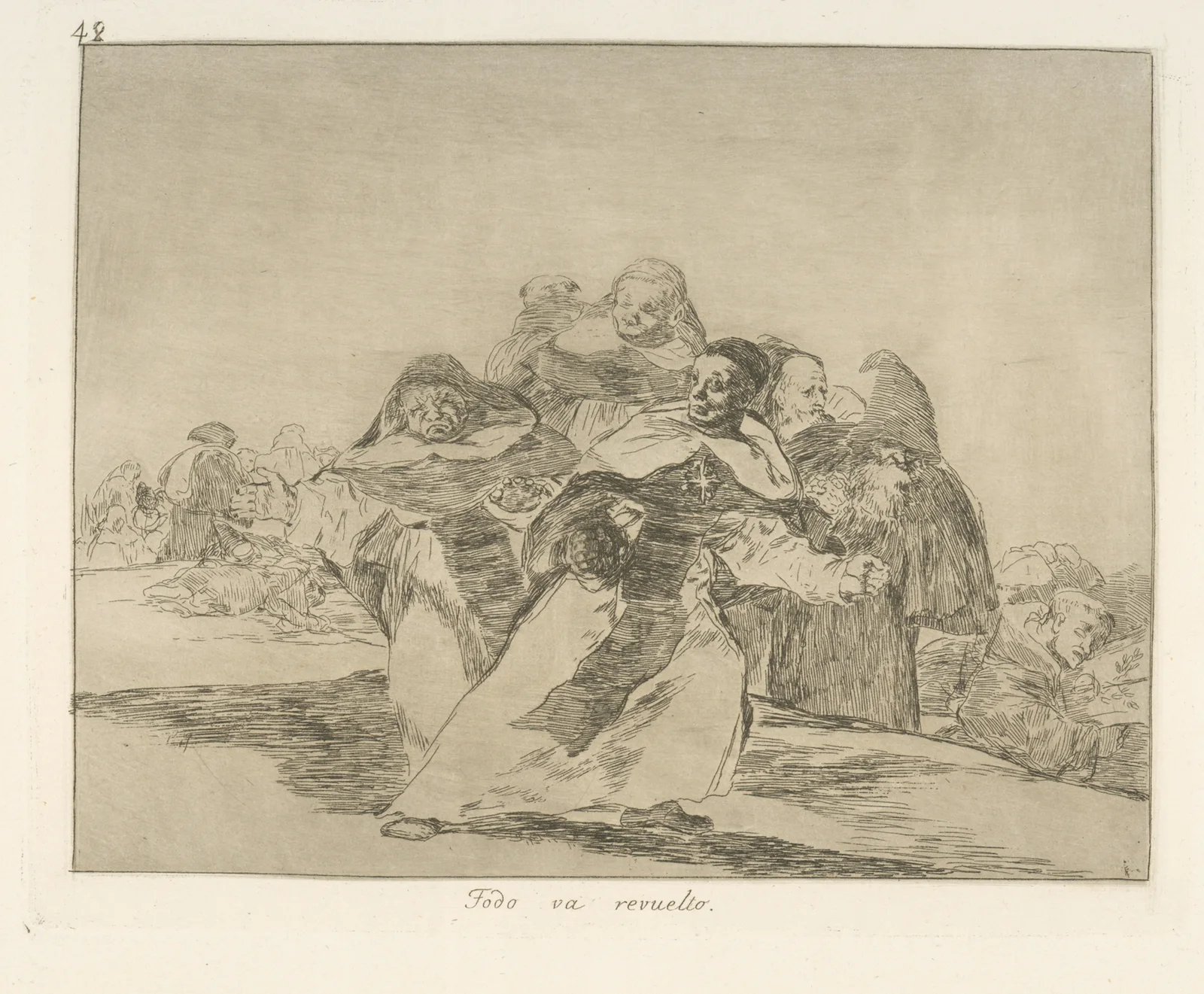 Todo va revuelto av Francisco de Goya