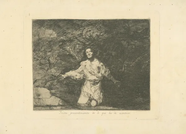 Tristes presentimientos de lo que ha de acontecer av Francisco de Goya