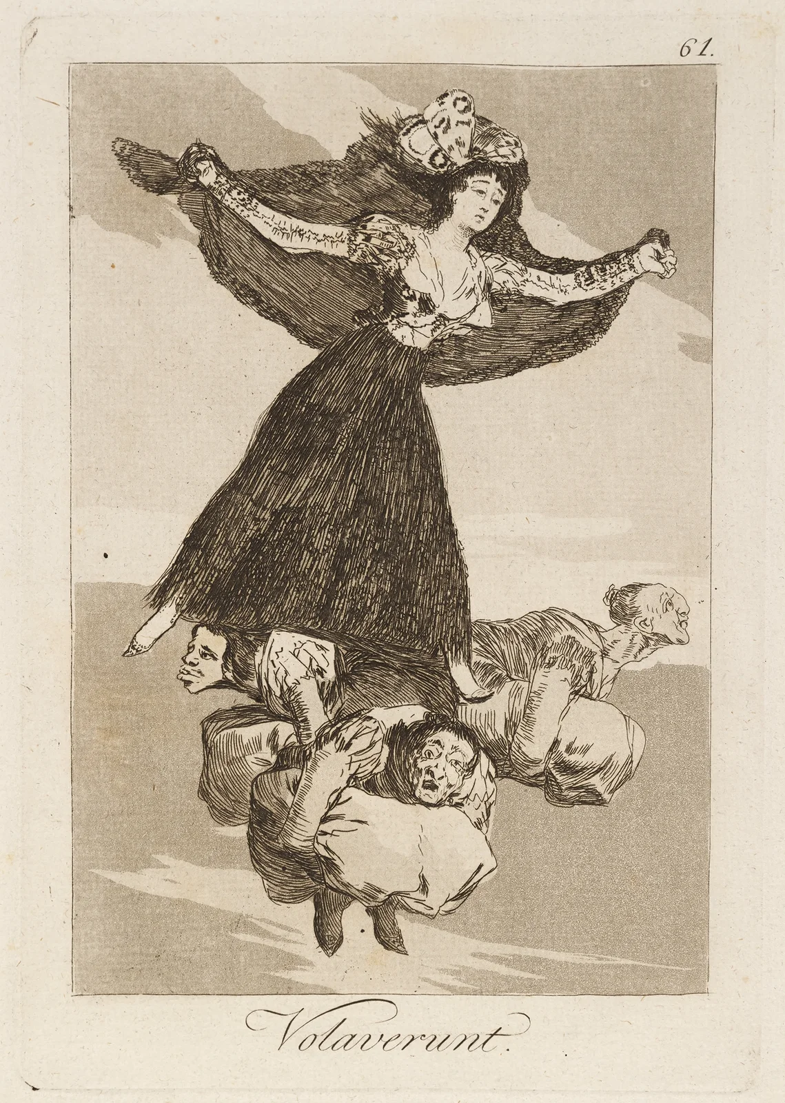 Volaverunt. (They have flown.) av Francisco de Goya