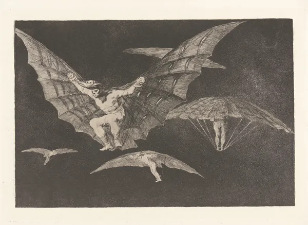 Where There’s a Will There’s a Way [A Way of Flying] (Donde Hay Ganas Hay Maña [Modo de Volar]) av Francisco de Goya
