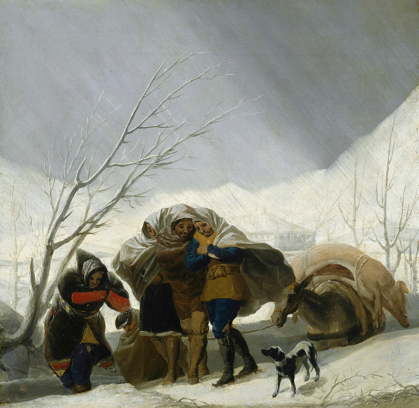 Winter Scene av Francisco de Goya