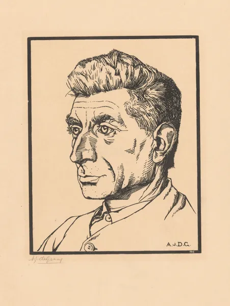 Portrait of a man av Julie de Graag