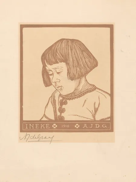 Portrait of Ineke Broekman av Julie de Graag