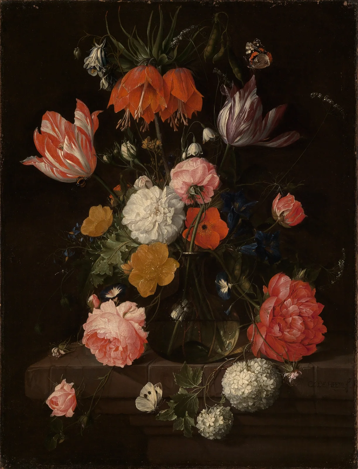 Blumenstrauß av Cornelis de Heem