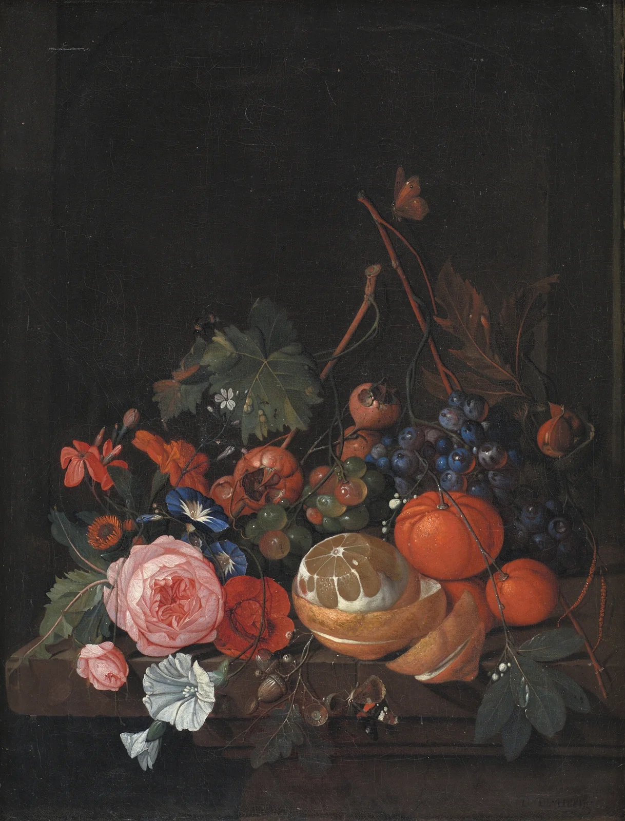 Flowers And Fruit av Jan Davidsz de Heem