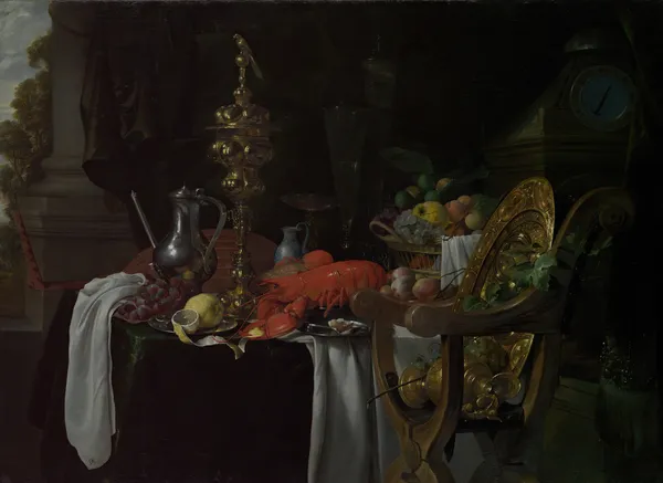 Still Life; A Banqueting Scene av Jan Davidsz de Heem