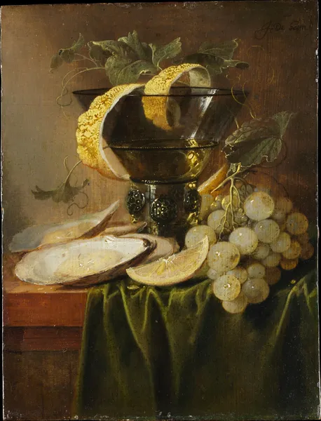 Still Life with a Glass and Oysters av Jan Davidsz de Heem