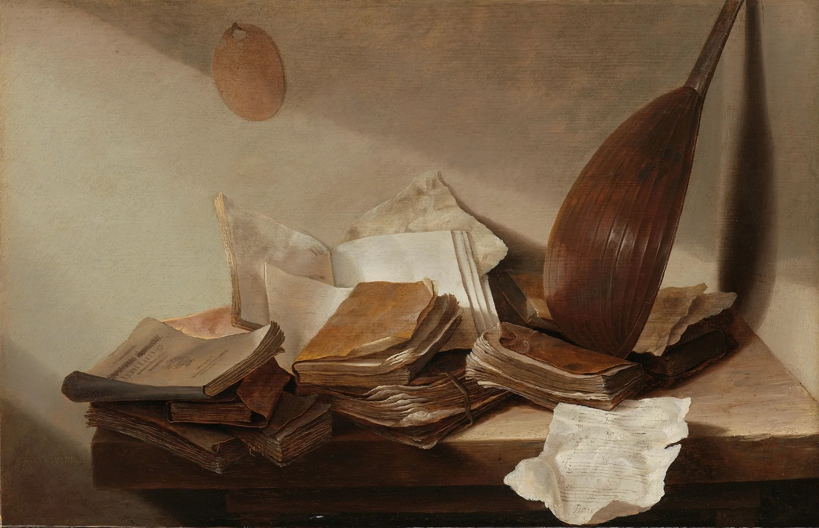 Still Life with Books av Jan Davidsz de Heem