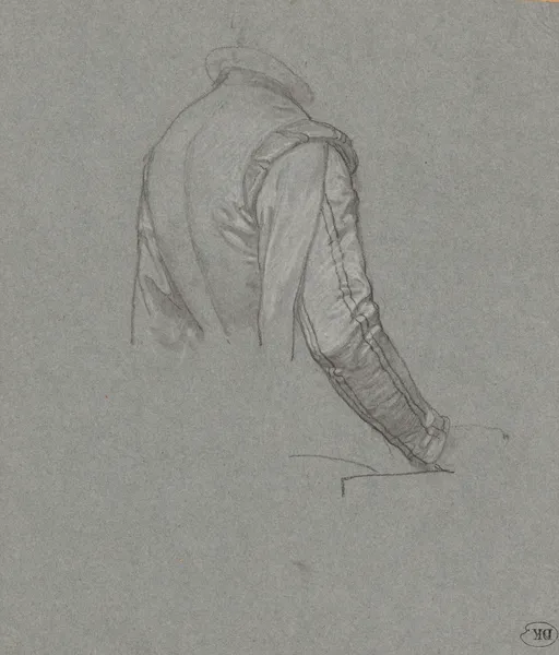 Back and Arm of the Artist Pieter Neefs I av Nicaise De Keyser