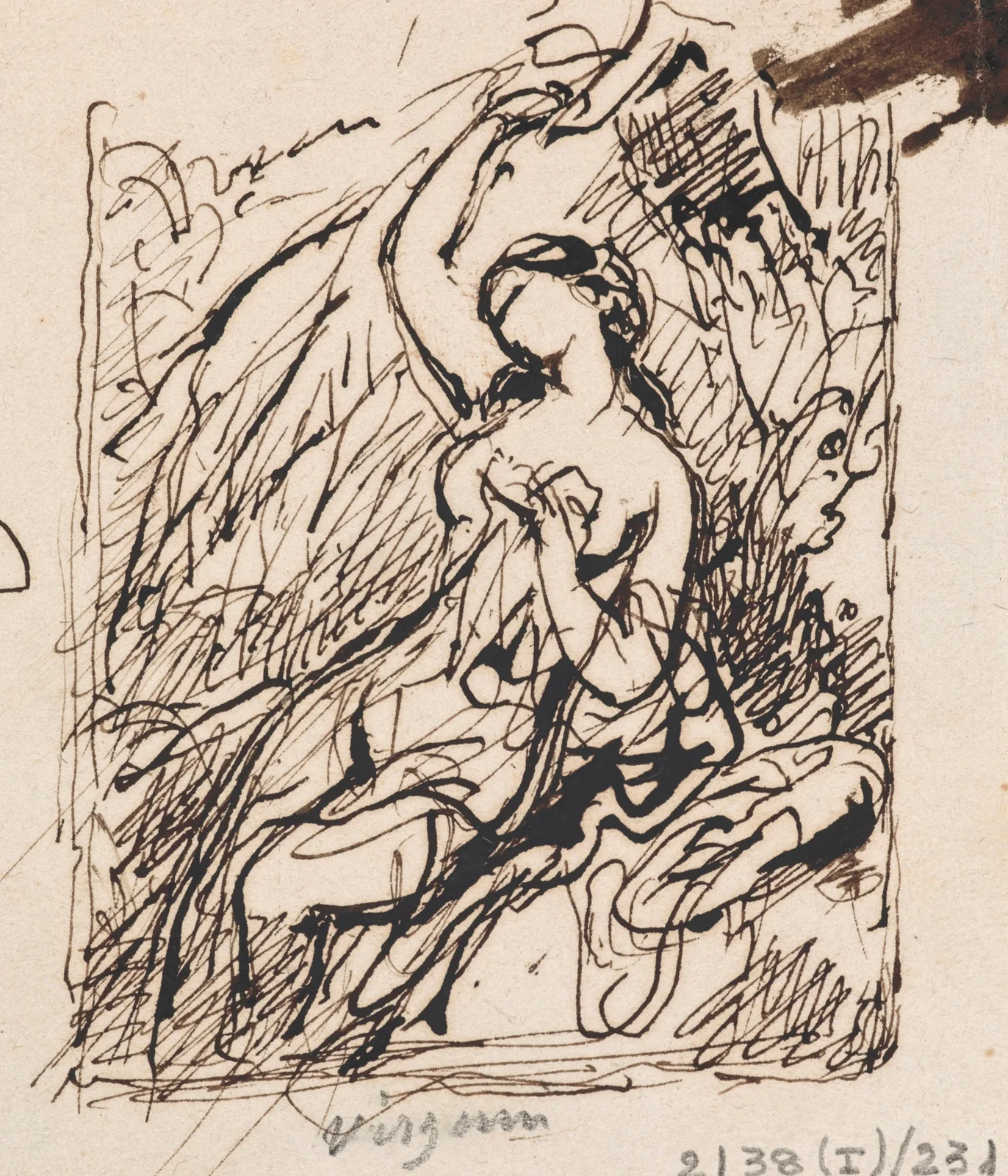 Bathing Virginia av Nicaise De Keyser