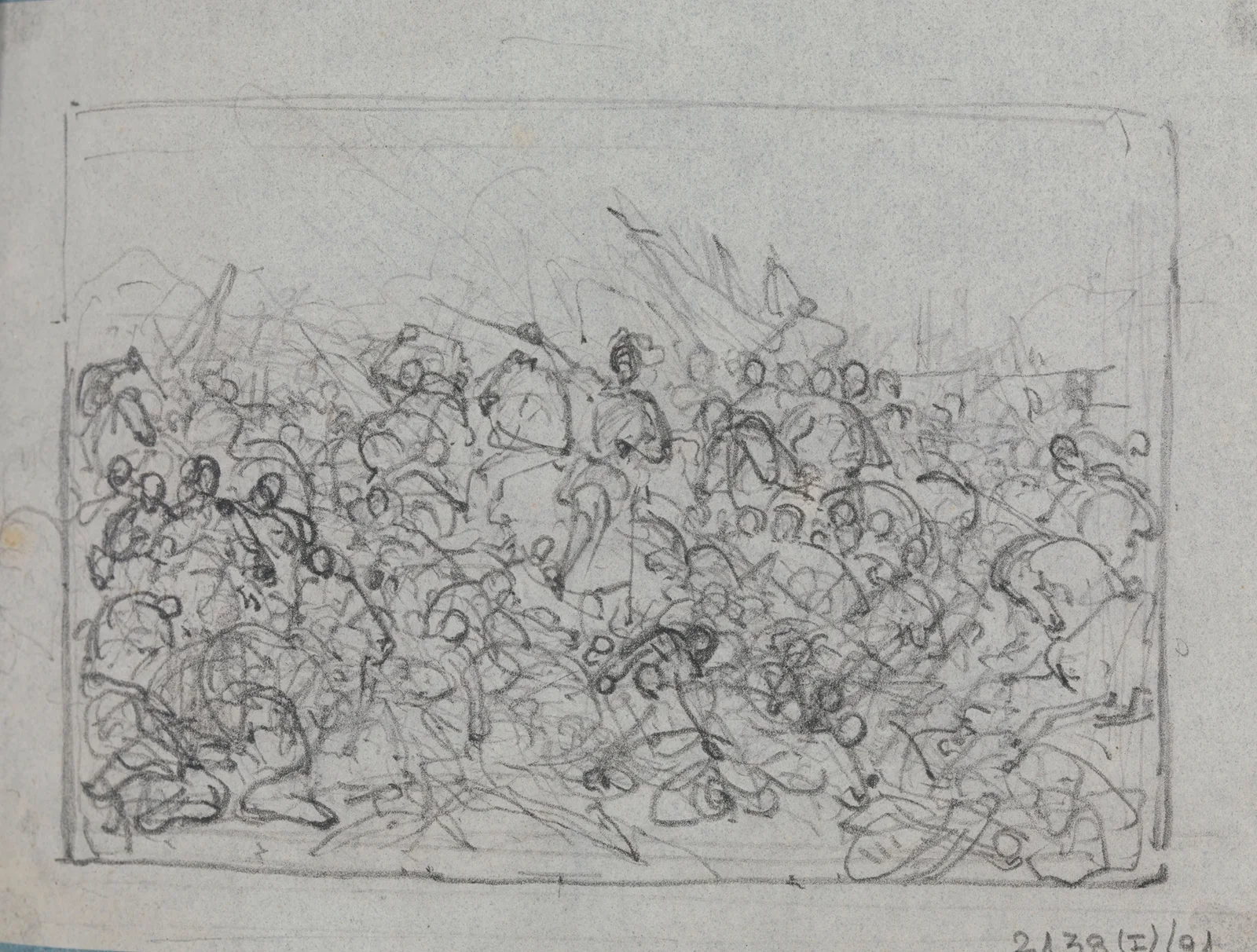 Battle Scene av Nicaise De Keyser