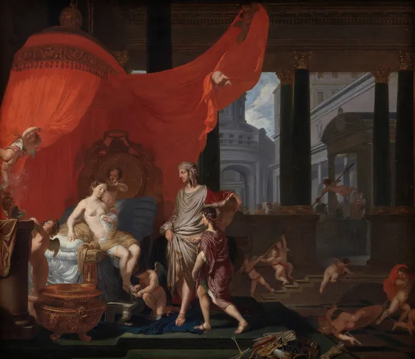 The Wedding Of Alexander And Roxana av Gerard de Lairesse