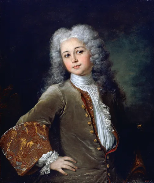 Portrait of a Young Man with a Wig av Nicolas de Largillière