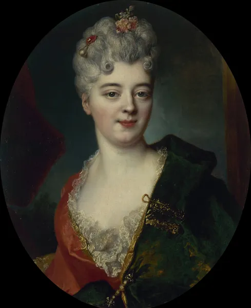 Portrait présumé d’Elisabeth Delpech, marquise de Cailly av Nicolas de Largillière
