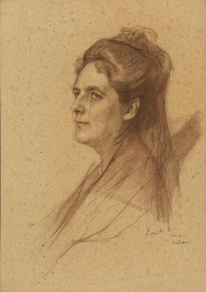 Portrait of Countess Therese Brockdorff, née von Loën (1846–1924) av Philip Alexius de László
