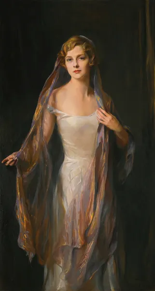 Portrait Of Edith Hope Iselin av Philip Alexius de László