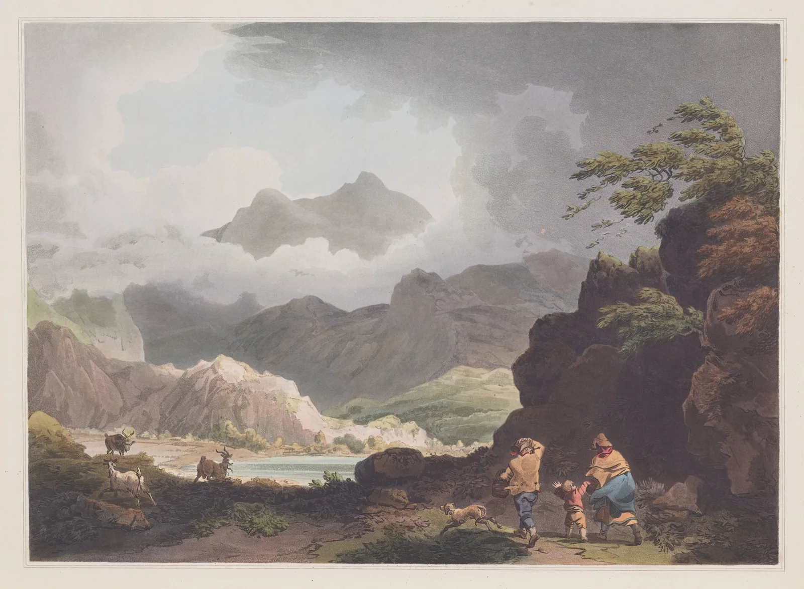 Snowdon av Philip James de Loutherbourg