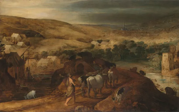 Hercules Steals the Oxen of Geryon av Joos de Momper