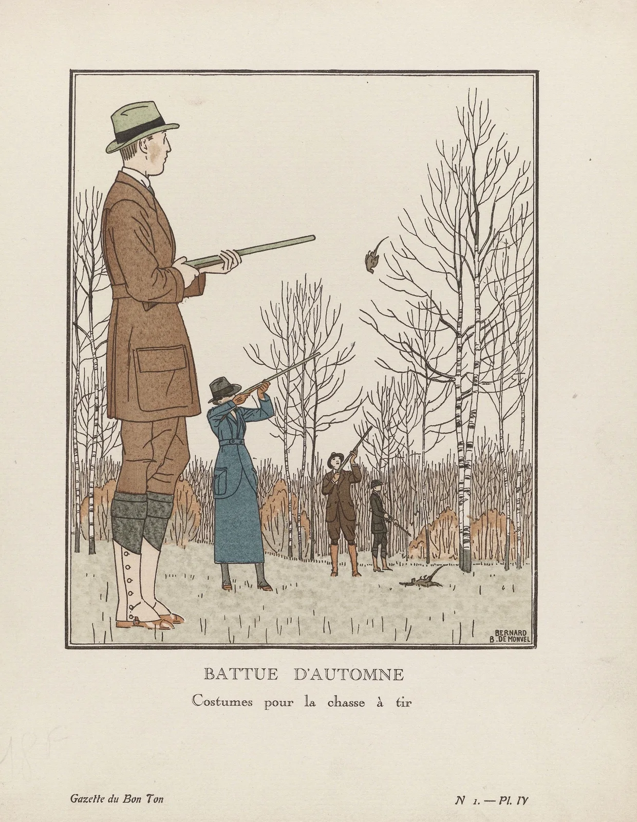 Battue d’automn av Bernard Boutet de Monvel
