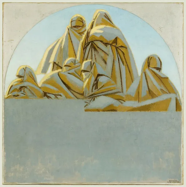 Femmes sur les terrasses, Rabat av Bernard Boutet de Monvel