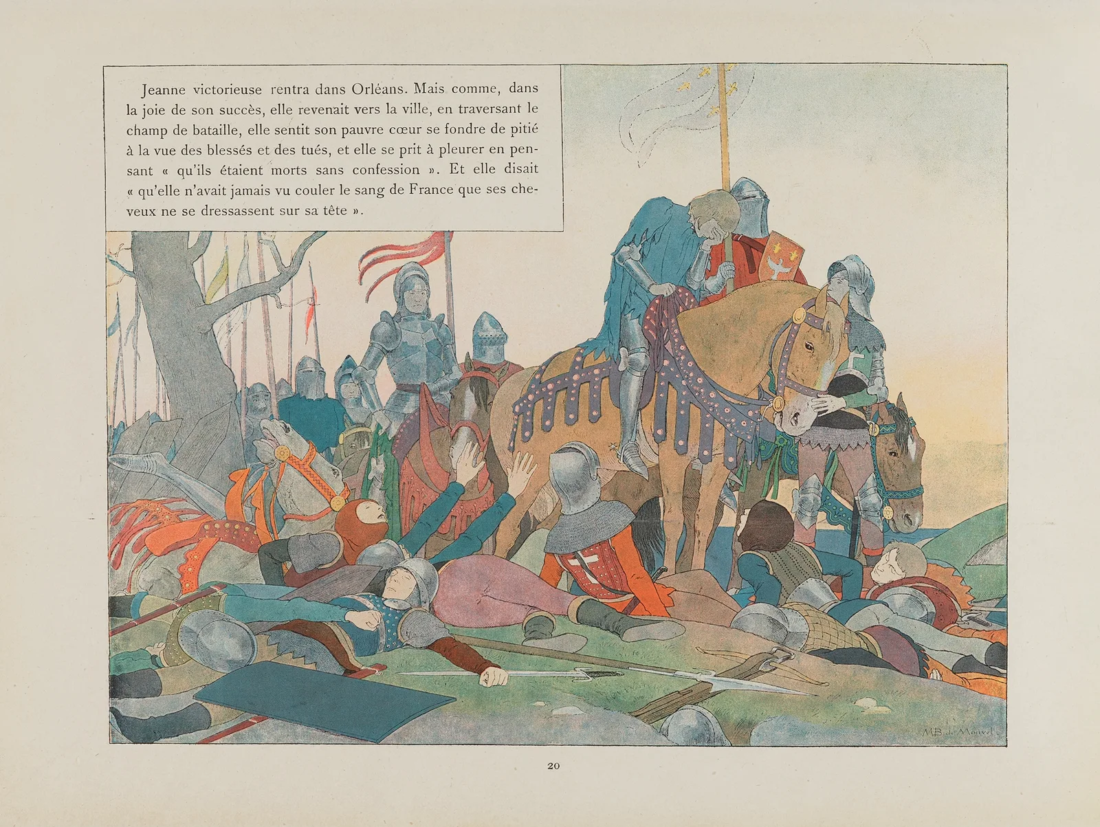 Jeanne d’Arc Pl.17 av Louis Maurice Boutet de Monvel