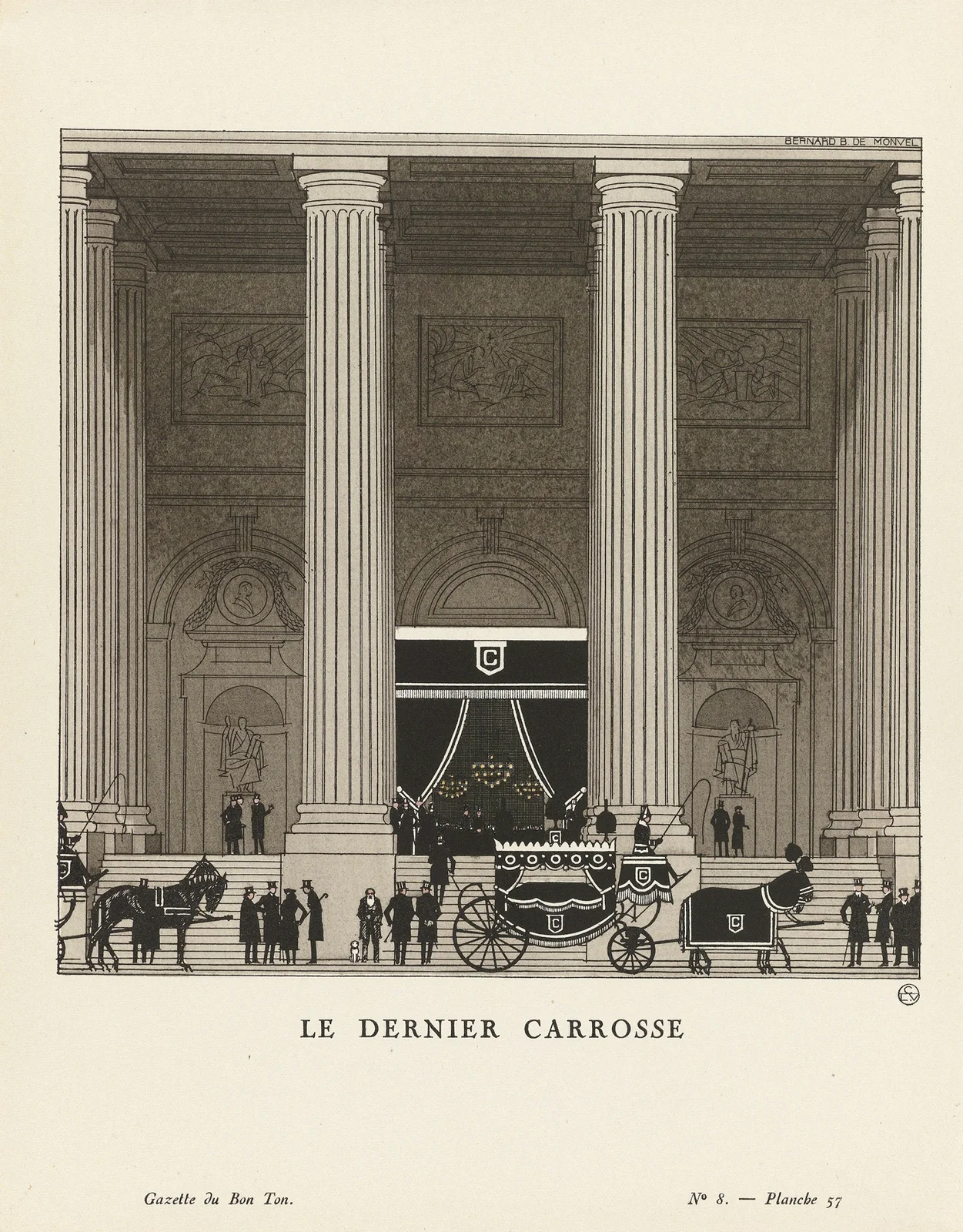 Le dernier carrosse, 1920 – nr 1 av Bernard Boutet de Monvel