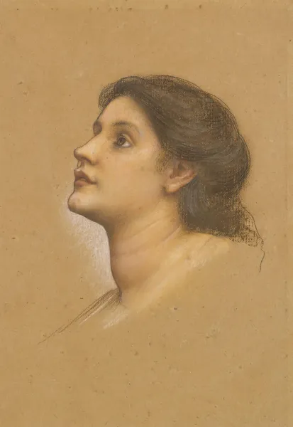 Head Of A Young Girl av Evelyn De Morgan