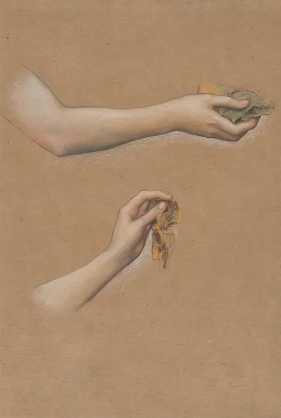 Study of Arms for ‘The Cadence of Autumn’, 1905 – nr 1 av Evelyn De Morgan