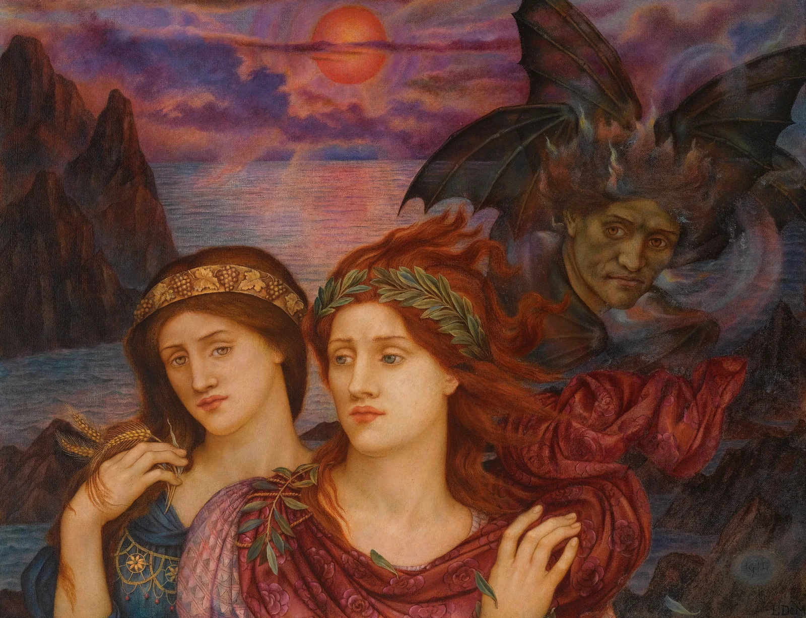 The Vision av Evelyn De Morgan