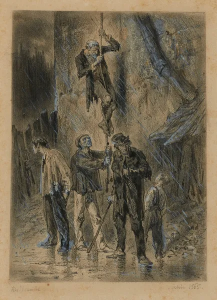 Évasion de Thénardier Les péripéties de l’évasion av Alphonse Marie de Neuville