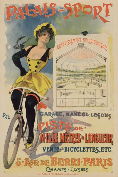 Palais-sport, piste de mille mètres de longueur av Pal (Jean de Paleologue)