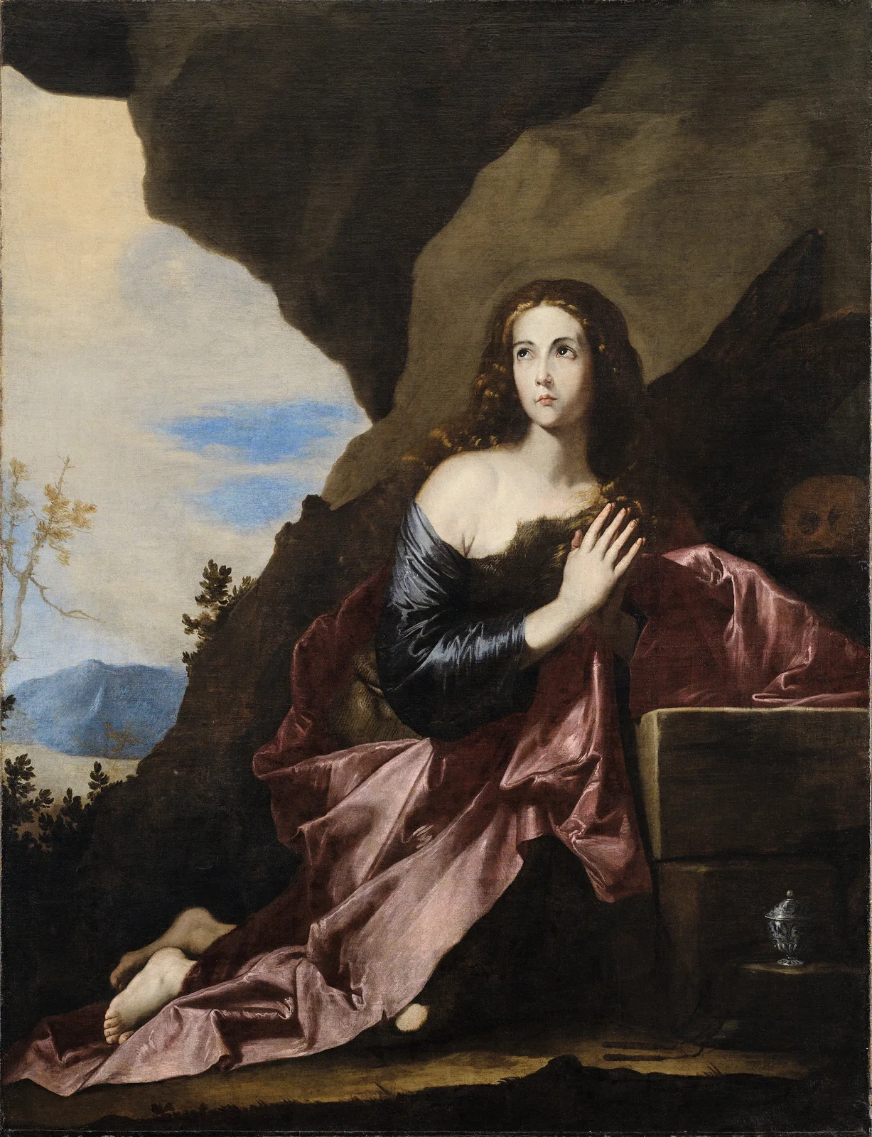 Mary Magdalene Penitent av Jusepe de Ribera